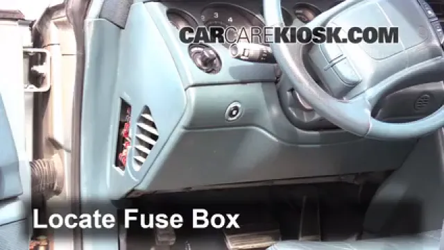 1995 Buick Riviera 3.8L V6 Fusible (intérieur) Remplacement